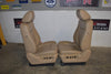 2009-2014 F-150 Crew Cab Front&Rear Seat Tan Leather Set Oem Powered Heat Cool