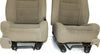 1999-2010 Ford F250 Passenger & Driver Side Front Seat Tan Cloth - BIGGSMOTORING.COM